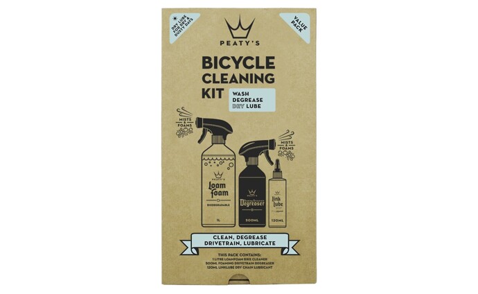 PEATY'S GIFT PACK - WASH DEGREASE LUBRICATE (DRY)